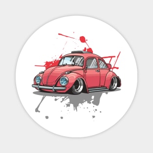 Customized Classic Cars Magnet